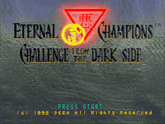 Eternal Champions - Challenge from the Dark Side Title Screen